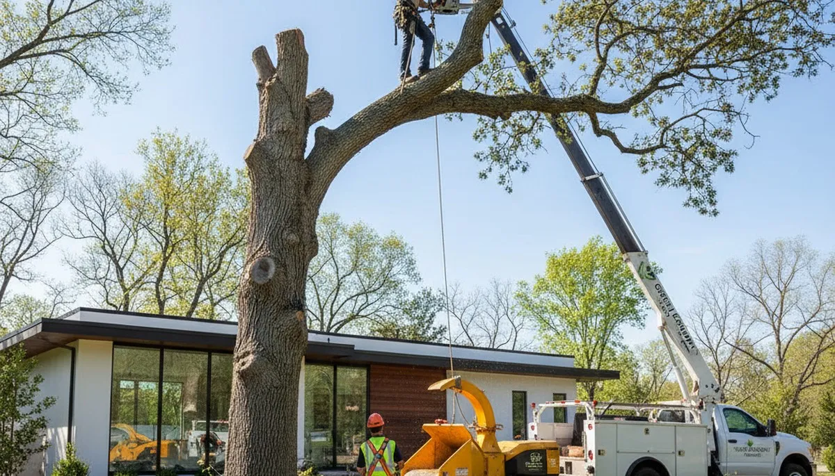 Professional landscaping and tree removal in Fort Worth, TX by Chop Chop Tree experts