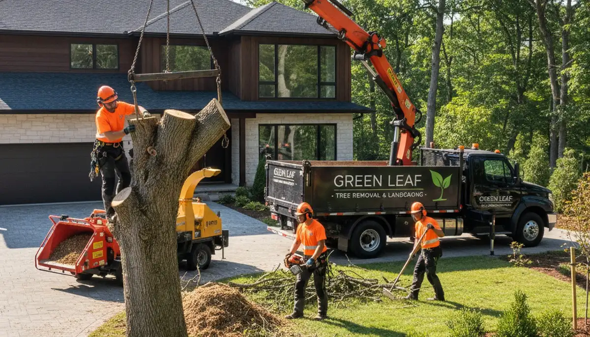 Professional landscaping and tree removal service in Fort Worth, TX by Chop Chop Tree experts
