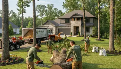 Professional lawn care and tree maintenance in Fort Worth, TX by Chop Chop Tree experts