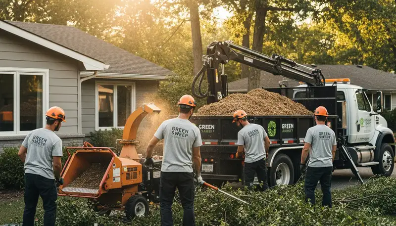 Professional shrub removal service clearing overgrown bushes in Fort Worth, TX